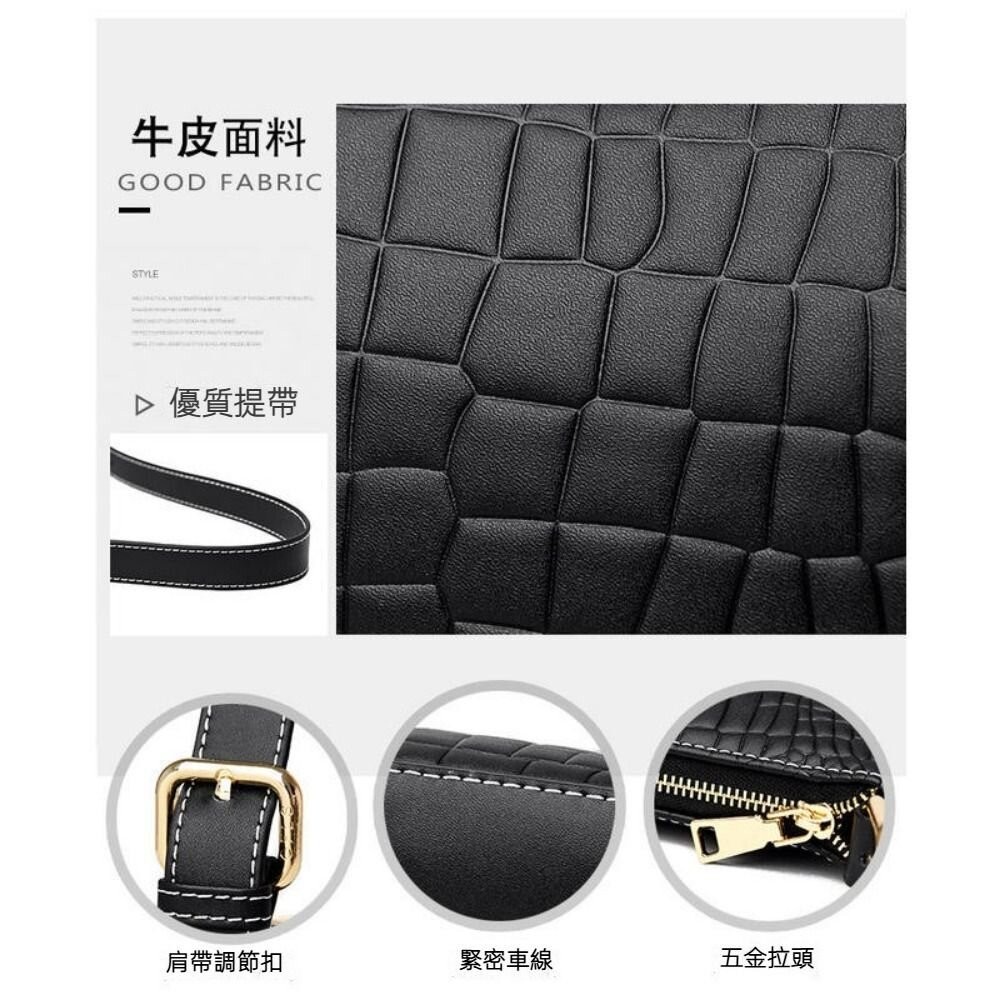 【實體店+發票】真皮時尚腋下包 單肩包 時尚潮流 細背帶百搭小方包 送禮-細節圖3