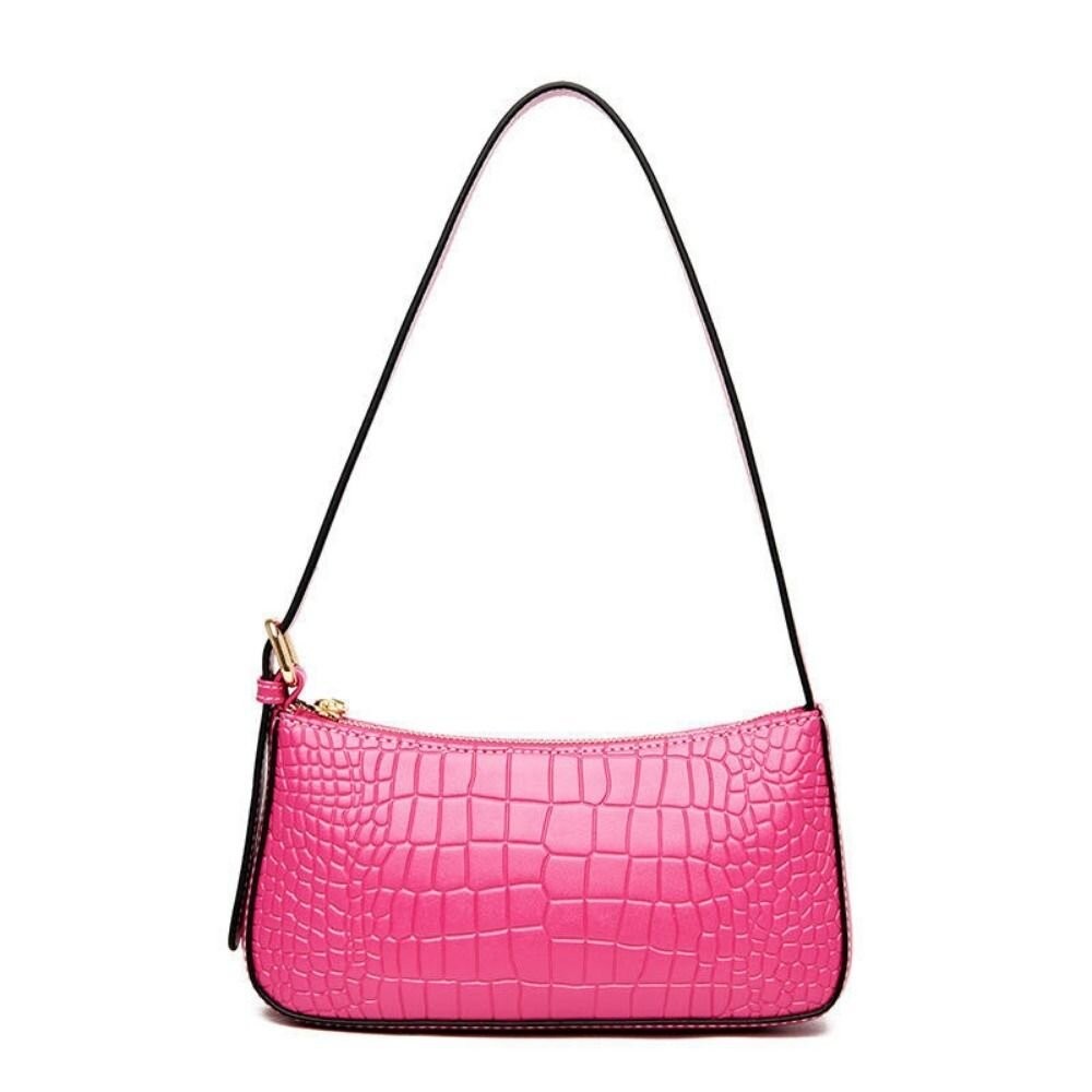 【實體店+發票】真皮時尚腋下包 單肩包 時尚潮流 細背帶百搭小方包 送禮-細節圖10