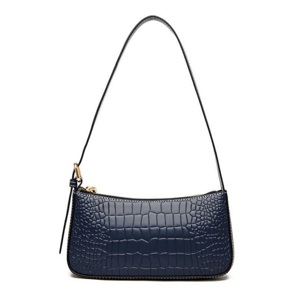 【實體店+發票】真皮時尚腋下包 單肩包 時尚潮流 細背帶百搭小方包 送禮-規格圖11