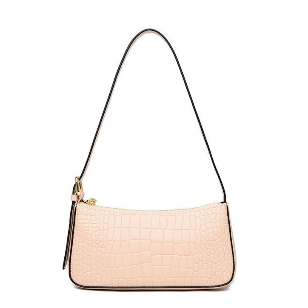 【實體店+發票】真皮時尚腋下包 單肩包 時尚潮流 細背帶百搭小方包 送禮-規格圖11