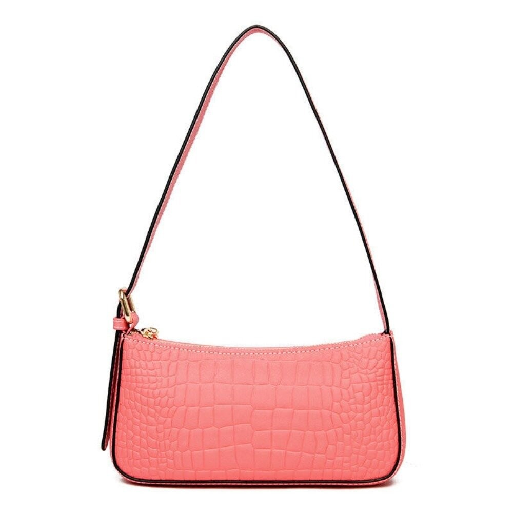 【實體店+發票】真皮時尚腋下包 單肩包 時尚潮流 細背帶百搭小方包 送禮-規格圖11