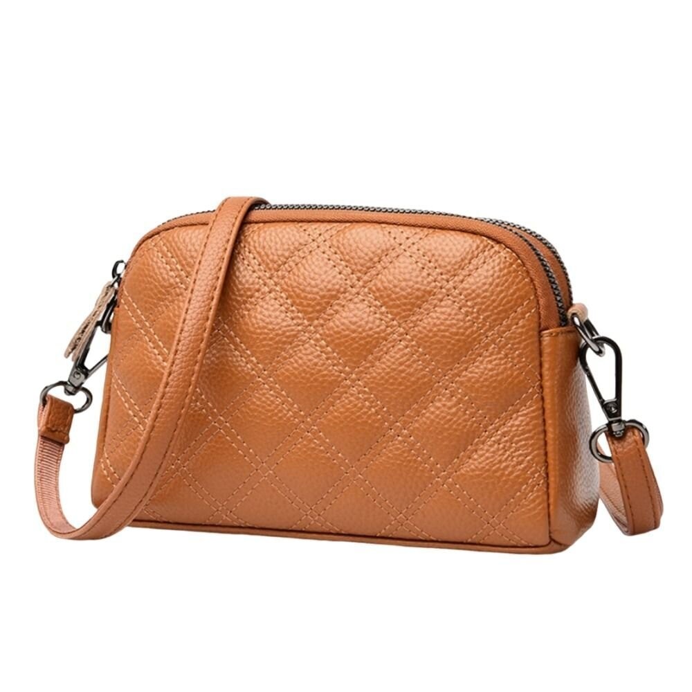 【實體店+發票】精選韓系質感真皮包包系列 斜背包 單肩包 斜跨包 托特包 側背包 月牙包 手機包 馬鞍包包 皮夾 送禮-規格圖11