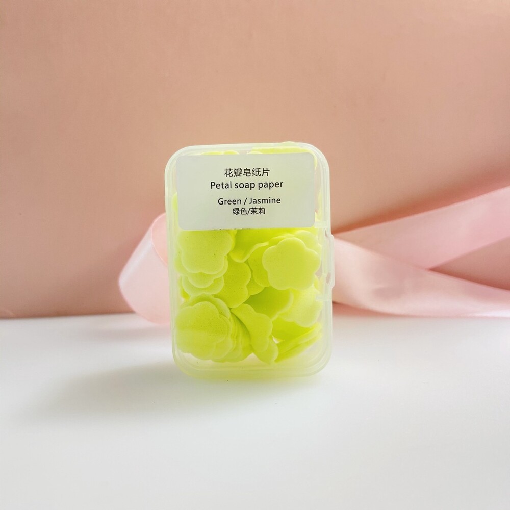 【實體店+發票】花瓣造型香皂片 攜帶式香皂片 隨身旅行香皂片 迷你肥皂片 肥皂 香皂 香味香皂 送禮-規格圖7