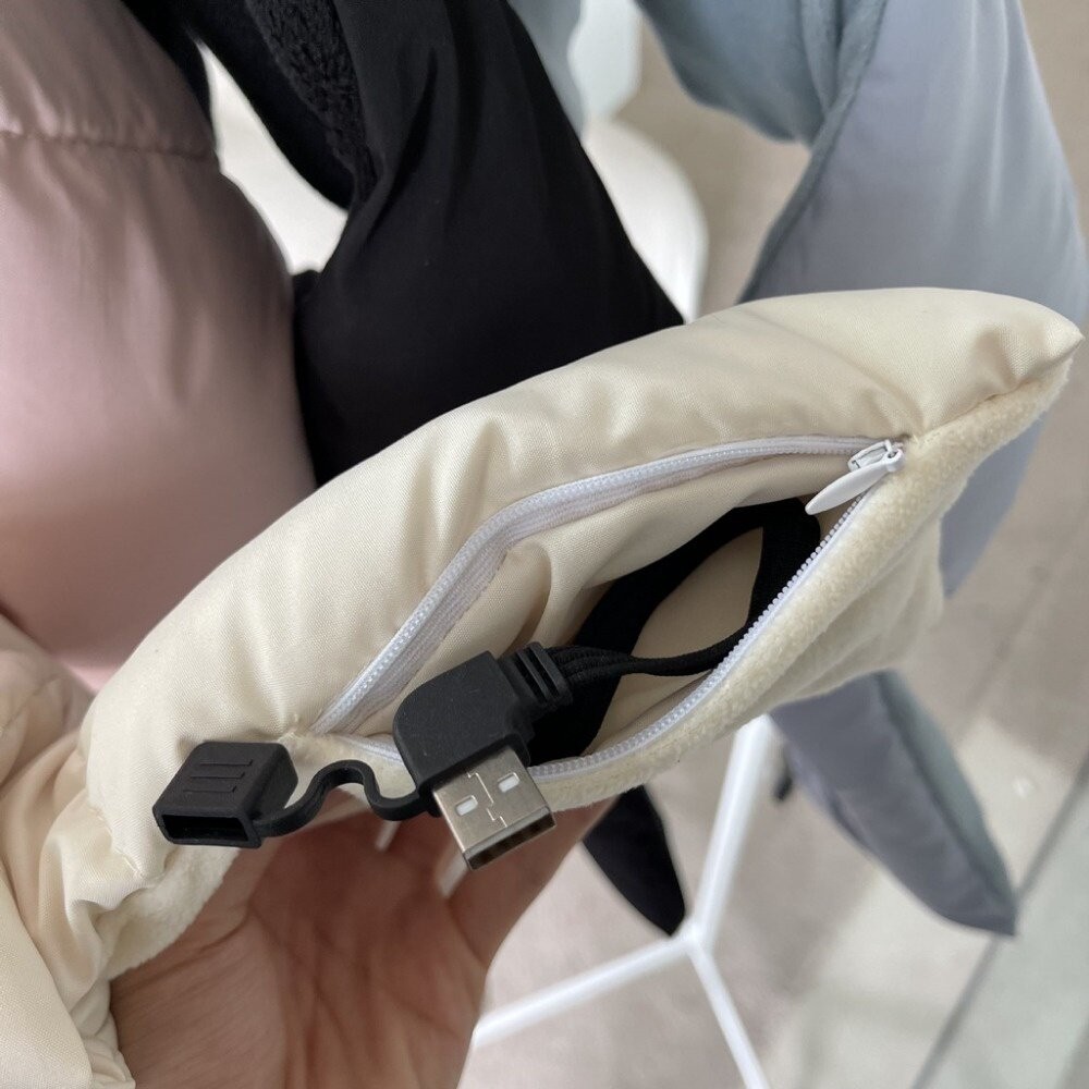 【實體店+發票】自動發熱圍巾 保暖熱敷圍巾 加熱圍巾 圍脖 發熱圍脖 發熱圍巾 圍巾 禮物 送禮-細節圖5