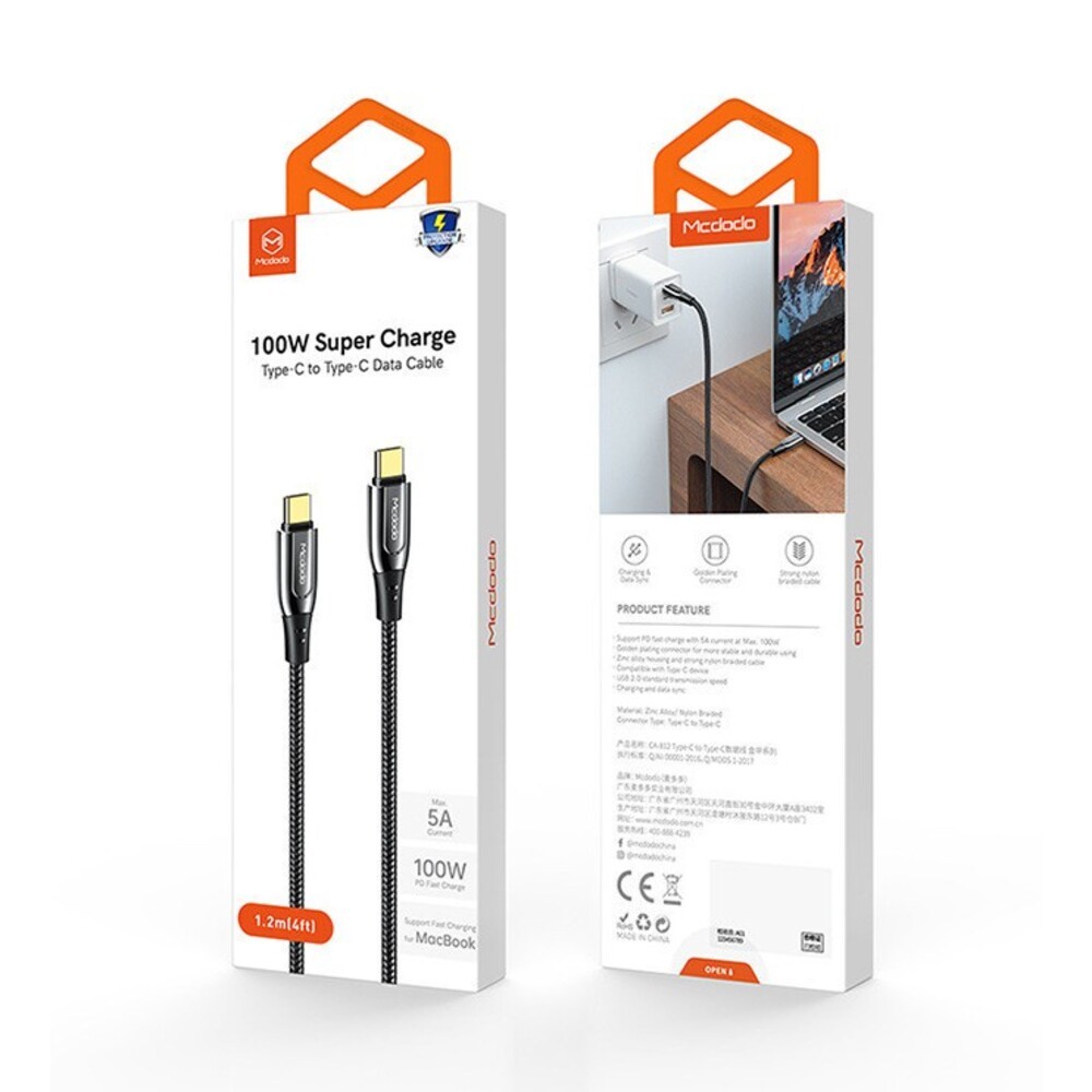 【台北士林*店面】100W快速充電傳輸線 PD快充線 TypeC Lightning 送禮-規格圖9