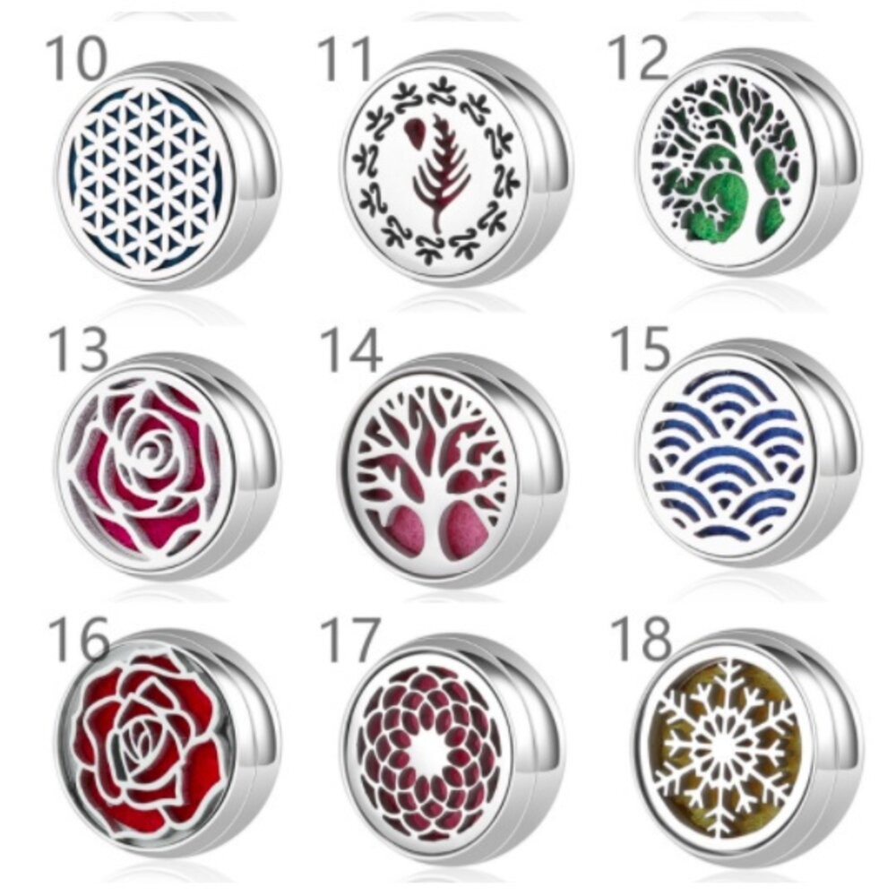 【實體店+發票】口罩香氛磁扣 12mm精油釦 香氛釦 精油扣 鏤空磁鐵扣 凈化呼吸 精油香氛 送禮-細節圖6