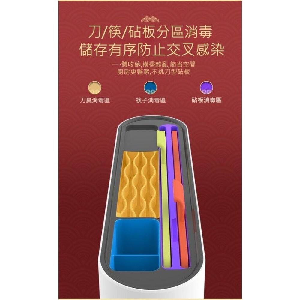 【台北士林*店面】紫外線刀具砧板消毒器 沾版切菜板收納架 太陽能供電 USB供電 紫外線消毒風乾 送禮-細節圖10