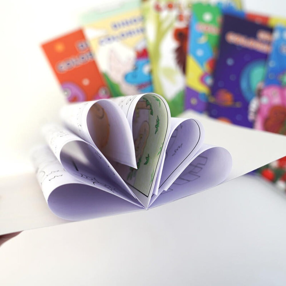 【實體店+發票】兒童派對著色本套組 每組8本 畫畫本 點點畫本 卡通塗鴉畫畫書 繪畫啟蒙 派對 送禮-細節圖2