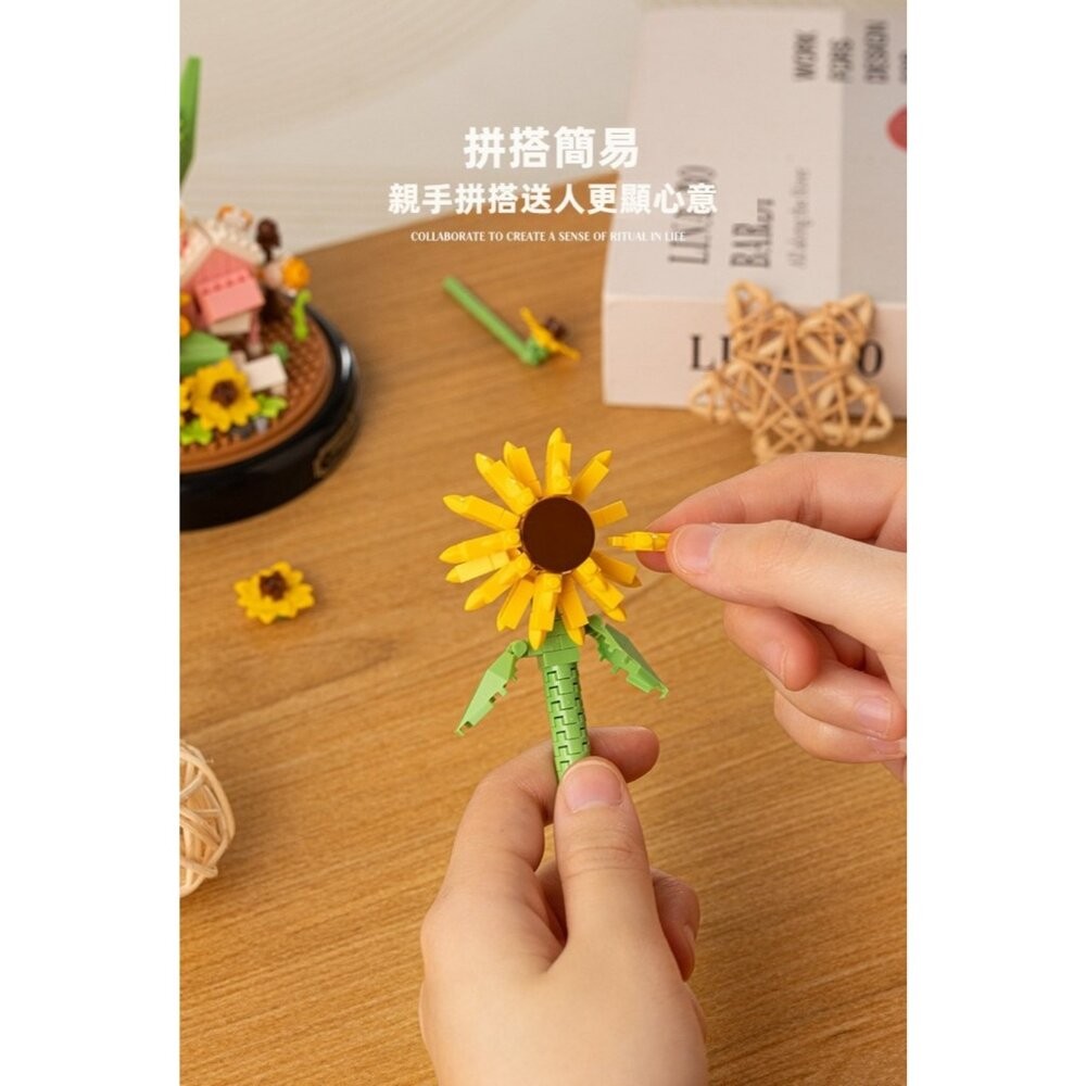 【實體店+發票】手作永生花禮 療癒系桌面擺飾 手工DIY花藝拼裝 創意禮物 真心意手作禮物 送禮-細節圖4