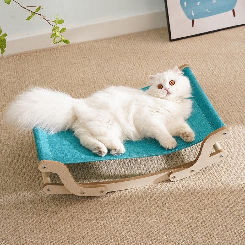 【實體店+發票】寵物實木搖搖吊床 猫窩 猫咪搖床 四季通用 狗床 寵物窩 猫床 送禮-細節圖6