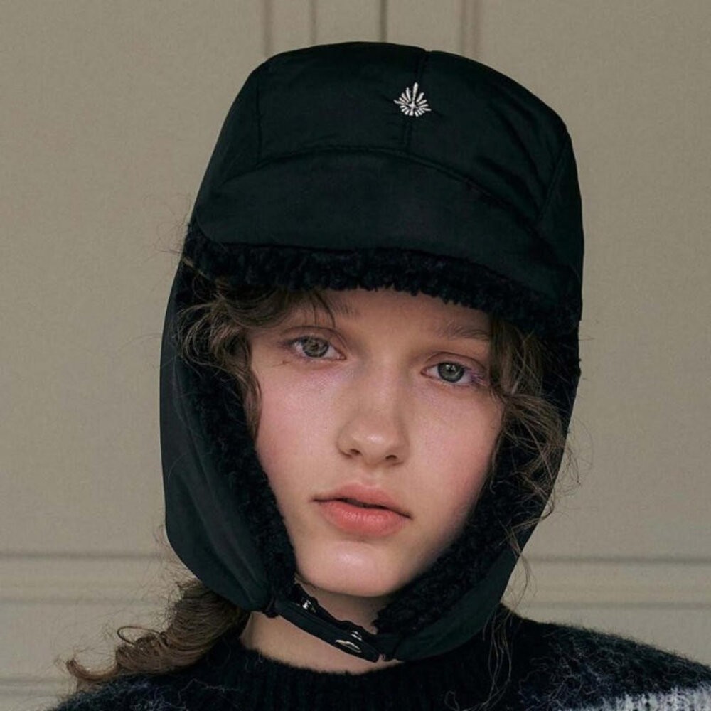 【實體店+發票】羽絨保暖帽 休閒時尚個性 羽絨雷鋒帽 女保暖 羽絨護耳帽 可愛 騎行防寒 飛行員帽子 送禮-細節圖8