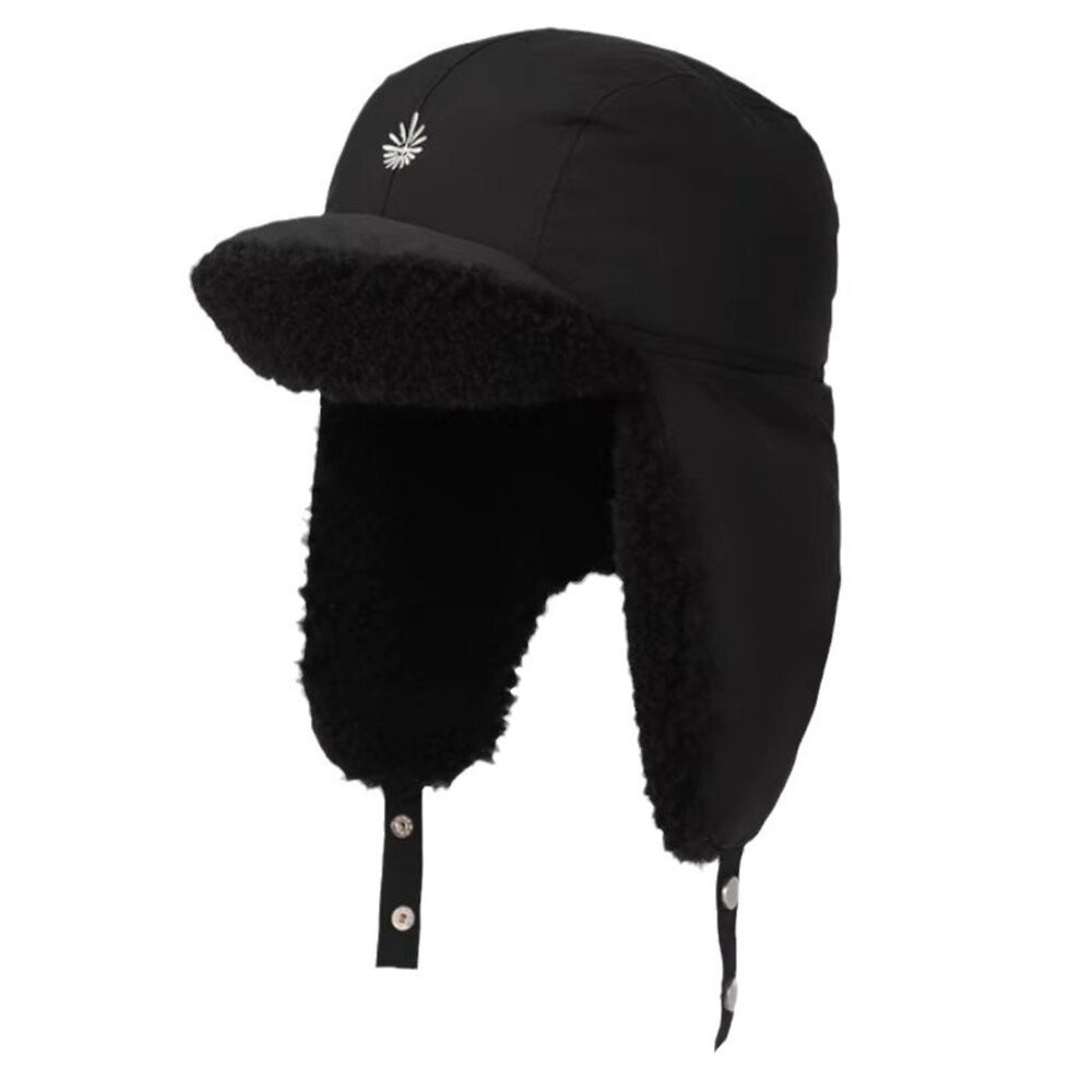 【實體店+發票】羽絨保暖帽 休閒時尚個性 羽絨雷鋒帽 女保暖 羽絨護耳帽 可愛 騎行防寒 飛行員帽子 送禮-細節圖10