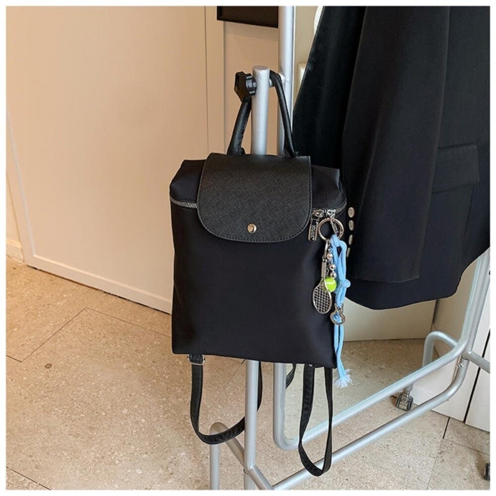 【實體店+發票】時尚耐磨雙肩小背包 女包 雙肩包 後背包 黑色包包 學生包 通勤包 休閒包 送禮-細節圖7