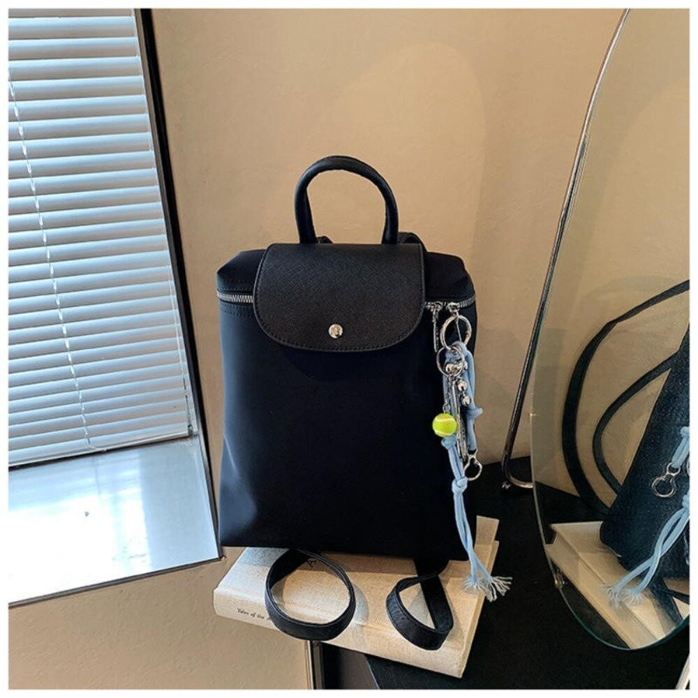 【實體店+發票】時尚耐磨雙肩小背包 女包 雙肩包 後背包 黑色包包 學生包 通勤包 休閒包 送禮-細節圖8