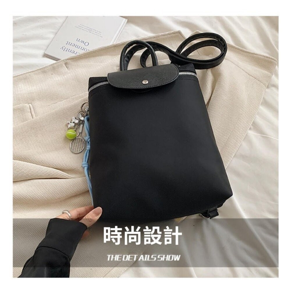 【台北士林*店面】時尚耐磨雙肩小背包 女包 雙肩包 後背包 黑色包包 學生包 通勤包 休閒包 送禮-細節圖4
