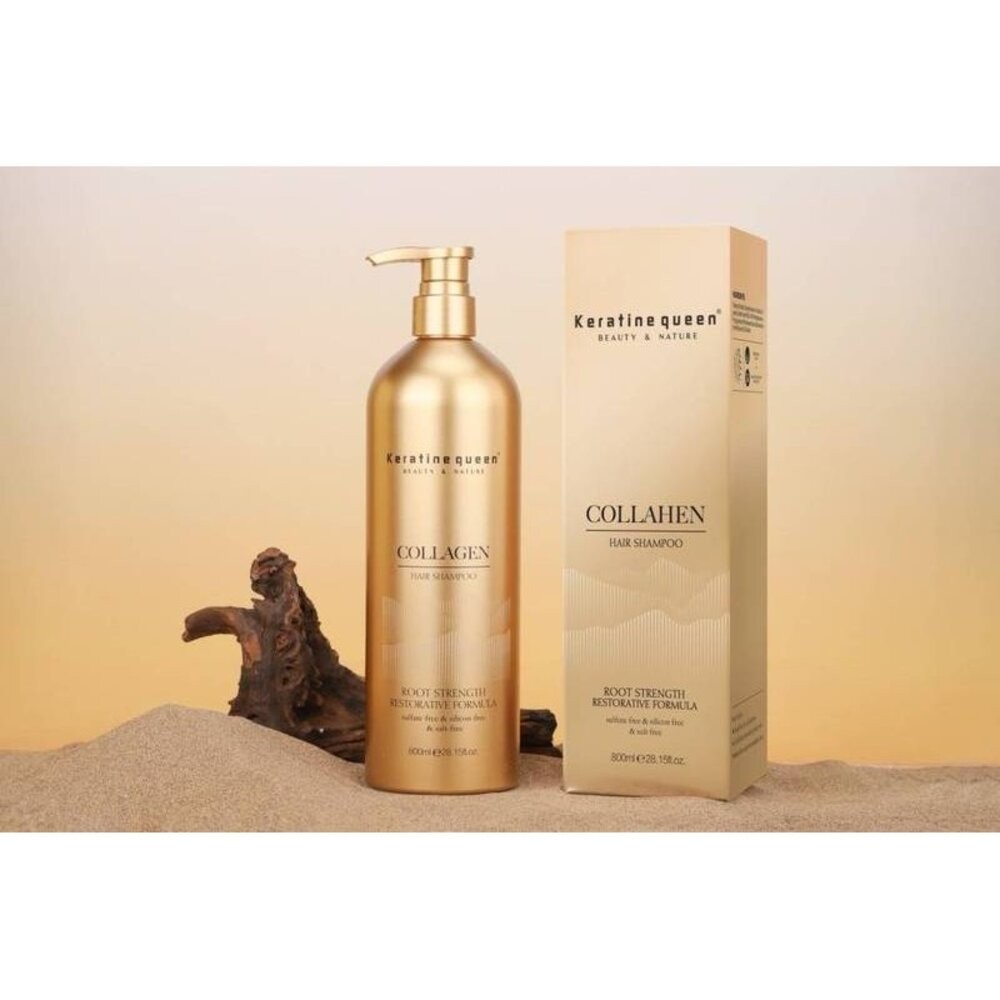 【實體店+發票】Keratine Queen滋潤修復組 護髮精華 受損修護 柔順亮澤 護髮乳 洗護套組 頭髮保養 美髮沙-規格圖7