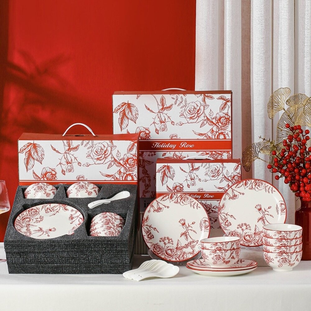 【實體店+發票】赫本時代精美餐具禮盒 居家餐具 陶瓷碗盤 質感餐具組 送禮首選 居家生活 收納美學 送禮-細節圖11