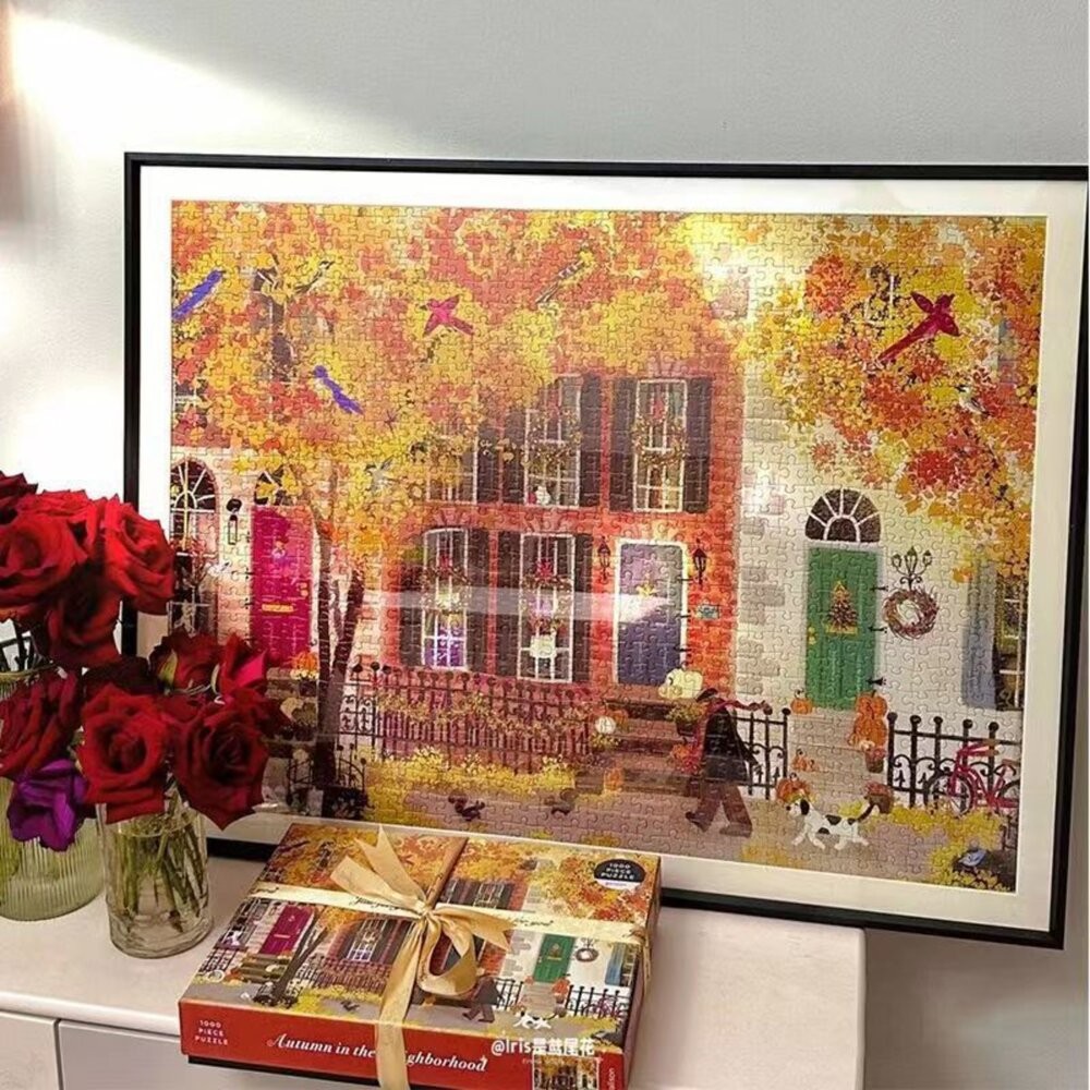【實體店+發票】成人景色拼圖 益智拼圖 1000片拼圖 聖誕節禮物 療癒小物 居家佈置 Galison風格手作DIY 送-細節圖7