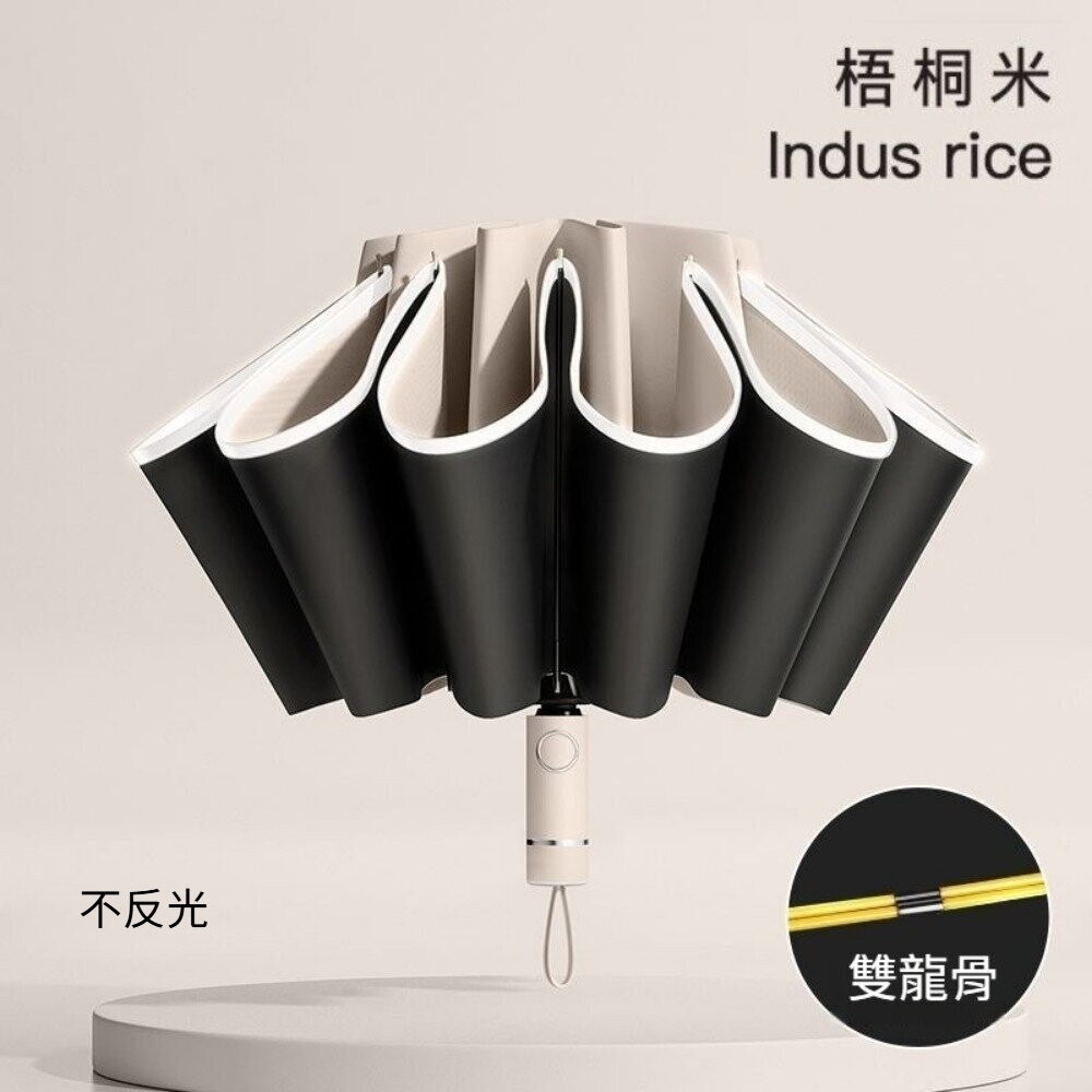 【實體店+發票】雙龍骨反向自動傘 車用反向傘 雙龍骨 反向自動傘 車用傘 黑膠碰擊布 便携耐用不反光 送禮-規格圖11