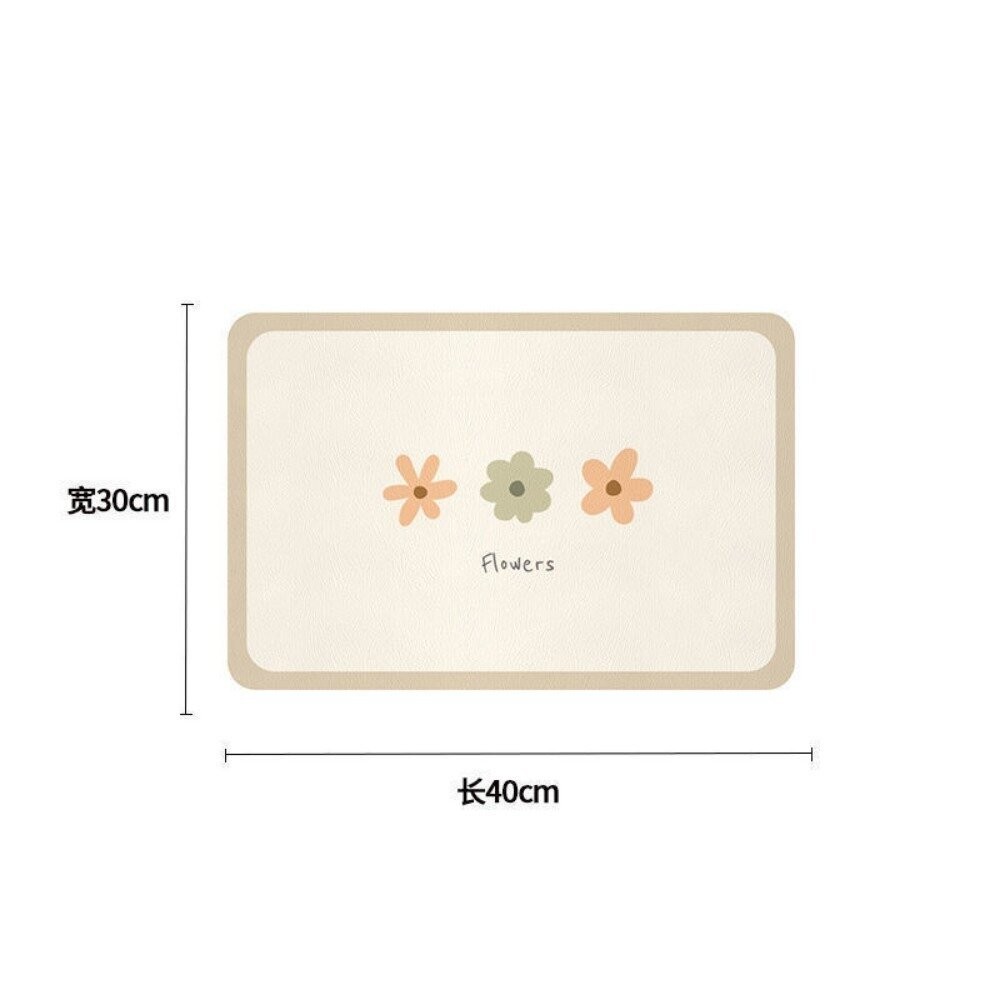 【實體店+發票】北歐花朵餐桌墊 防水防油 隔熱碗碟碗墊 家用餐具墊 送禮-細節圖5