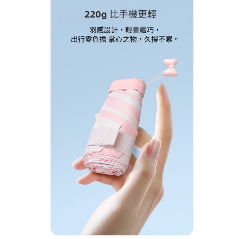 【台北士林*店面】清新圖案六折扁迷你傘 防曬傘 折疊口袋傘 便攜遮陽傘 小清新陽傘 旅遊必備雨傘 送禮-細節圖6