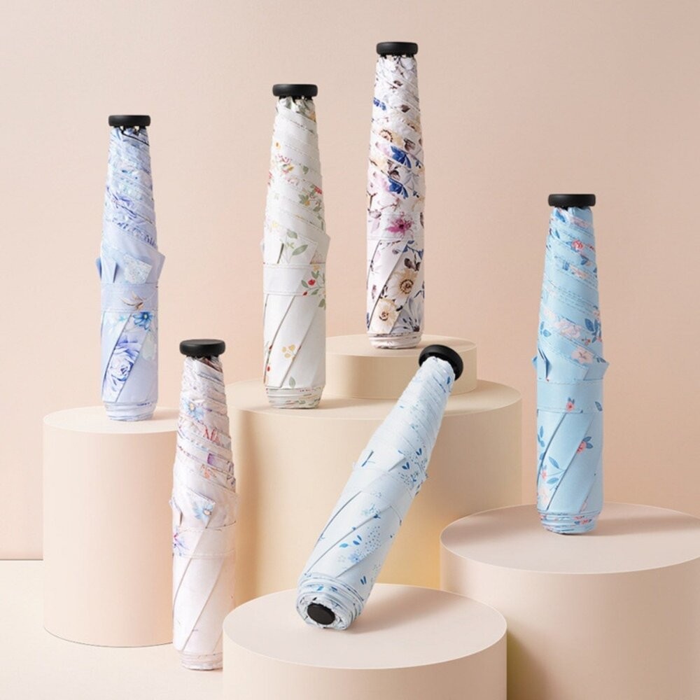 【實體店+發票】小清新碳纖維花卉羽毛傘 花朵晴雨傘 旅行雨具 輕便傘 輕巧便攜傘 送禮-細節圖9