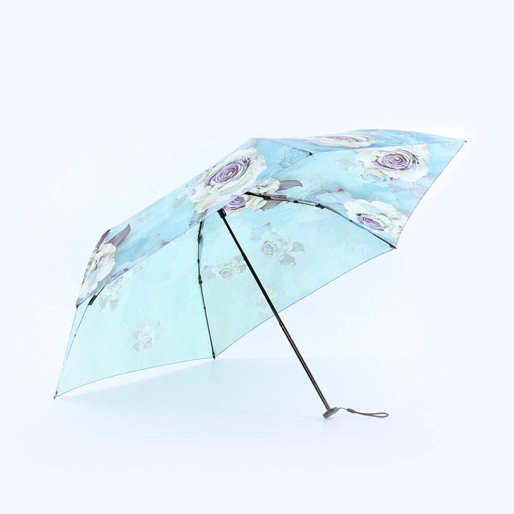 【台北士林*店面】小清新碳纖維花卉羽毛傘 花朵晴雨傘 旅行雨具 輕便傘 輕巧便攜傘 送禮-規格圖9