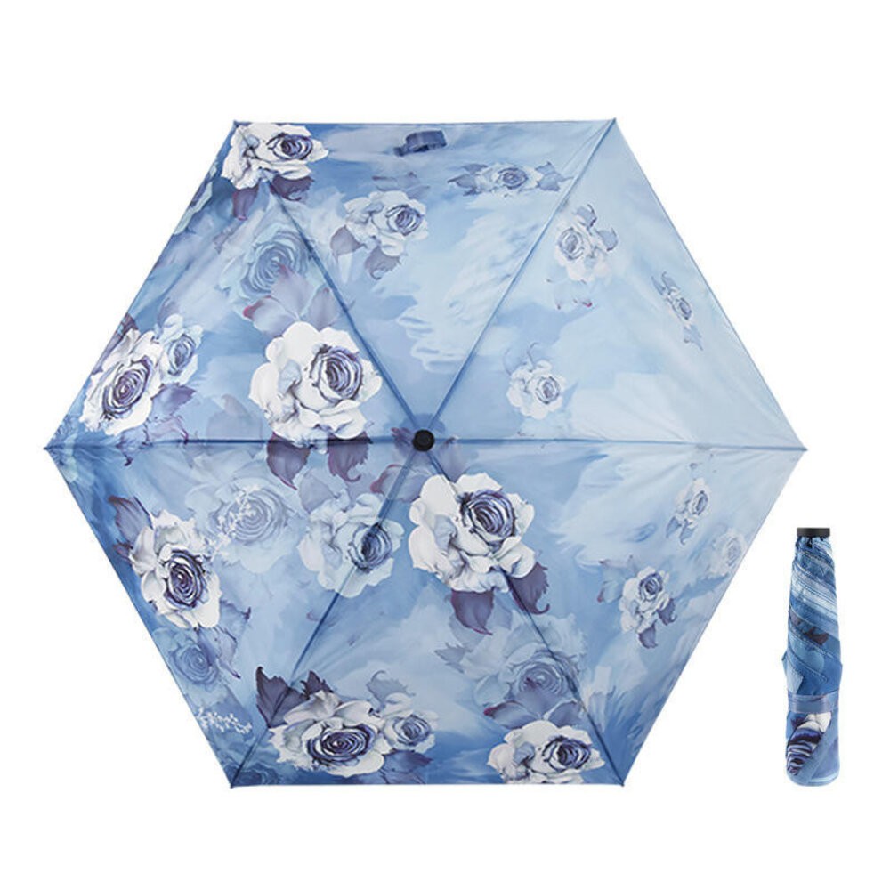 【台北士林*店面】小清新碳纖維花卉羽毛傘 花朵晴雨傘 旅行雨具 輕便傘 輕巧便攜傘 送禮-規格圖9