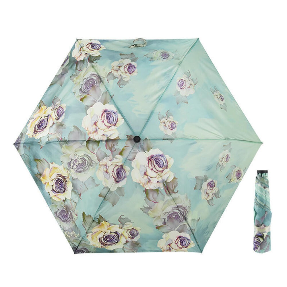 【台北士林*店面】小清新碳纖維花卉羽毛傘 花朵晴雨傘 旅行雨具 輕便傘 輕巧便攜傘 送禮-規格圖9