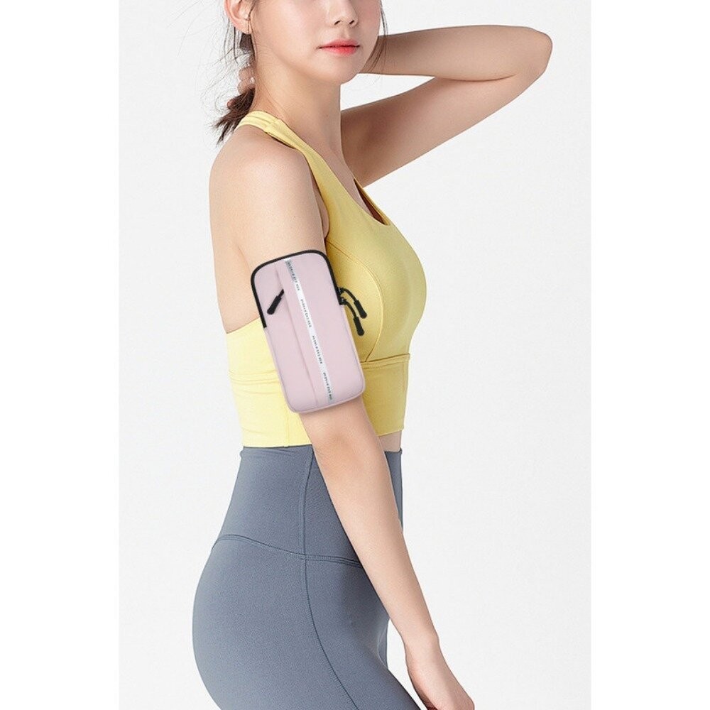 【實體店+發票】跑步手機臂包 運動健身 防潑水 男女款 手腕包 輕薄 手機袋 臂套 送禮-細節圖6