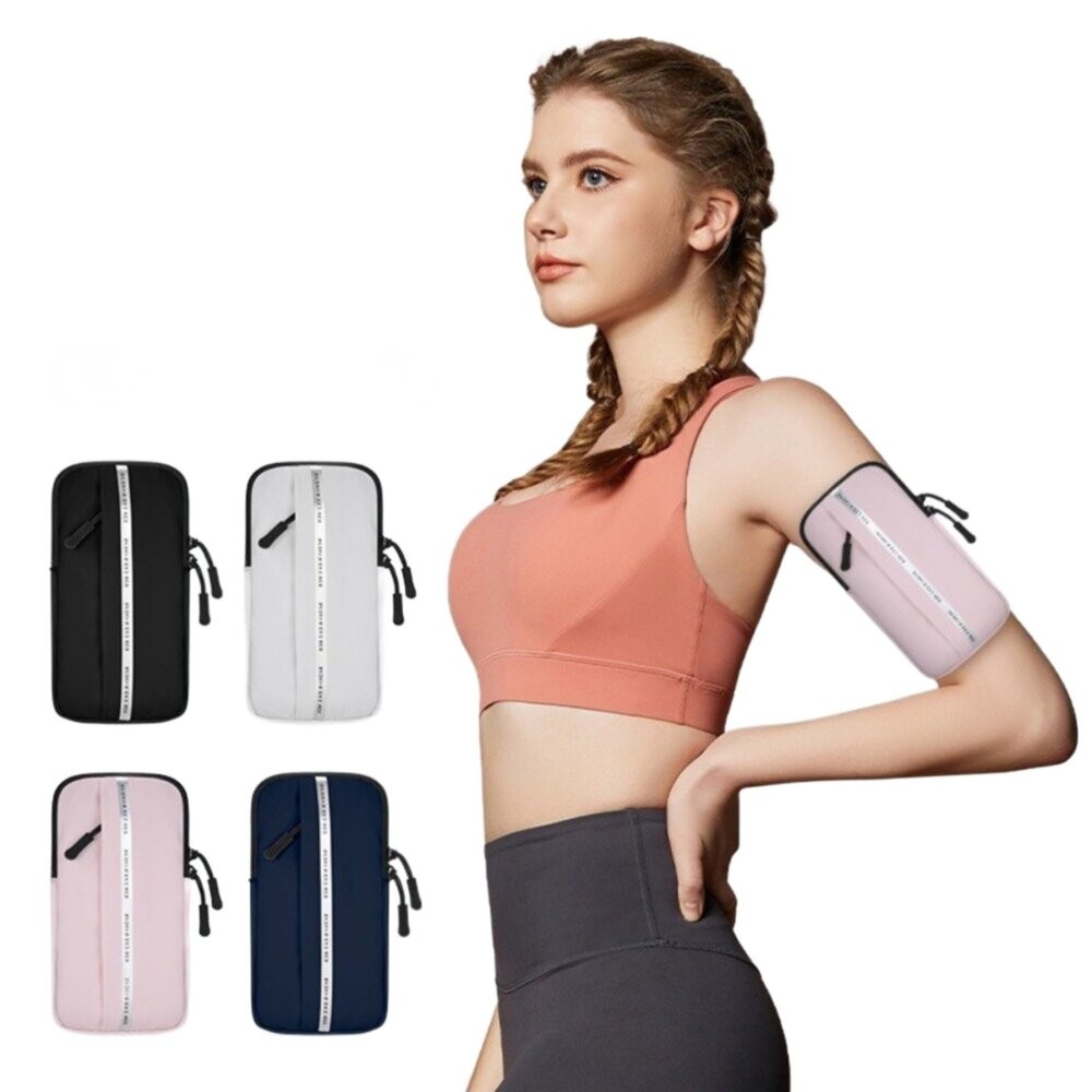 【實體店+發票】跑步手機臂包 運動健身 防潑水 男女款 手腕包 輕薄 手機袋 臂套 送禮-細節圖10