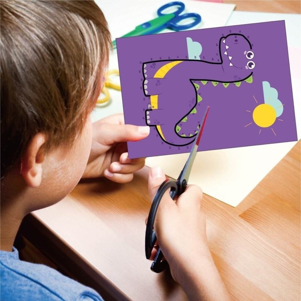 【實體店+發票】卡通趣味兒童剪紙書 兒童剪紙書 幼兒園手工DIY 親子互動 益智啟蒙玩具 卡通趣味 手工材料 兒童玩具-細節圖3