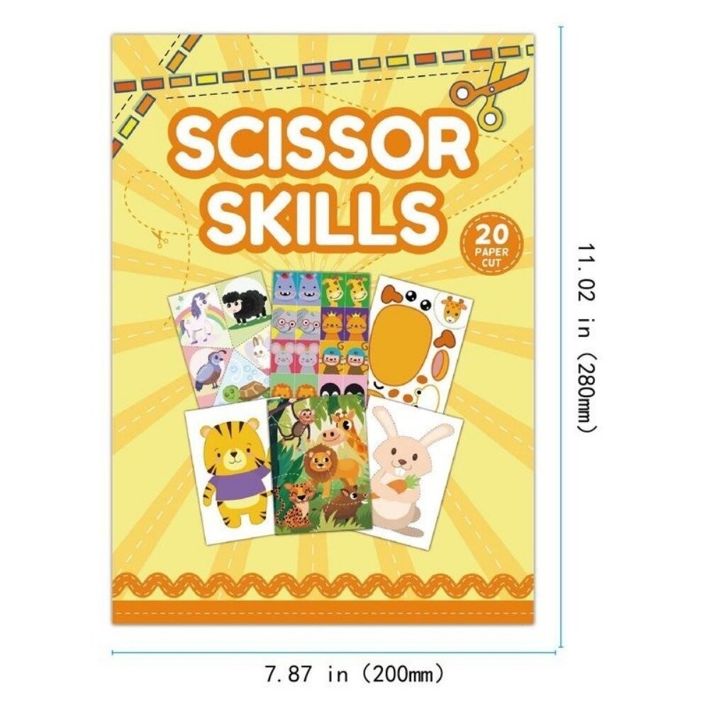 【實體店+發票】卡通趣味兒童剪紙書 兒童剪紙書 幼兒園手工DIY 親子互動 益智啟蒙玩具 卡通趣味 手工材料 兒童玩具-細節圖5