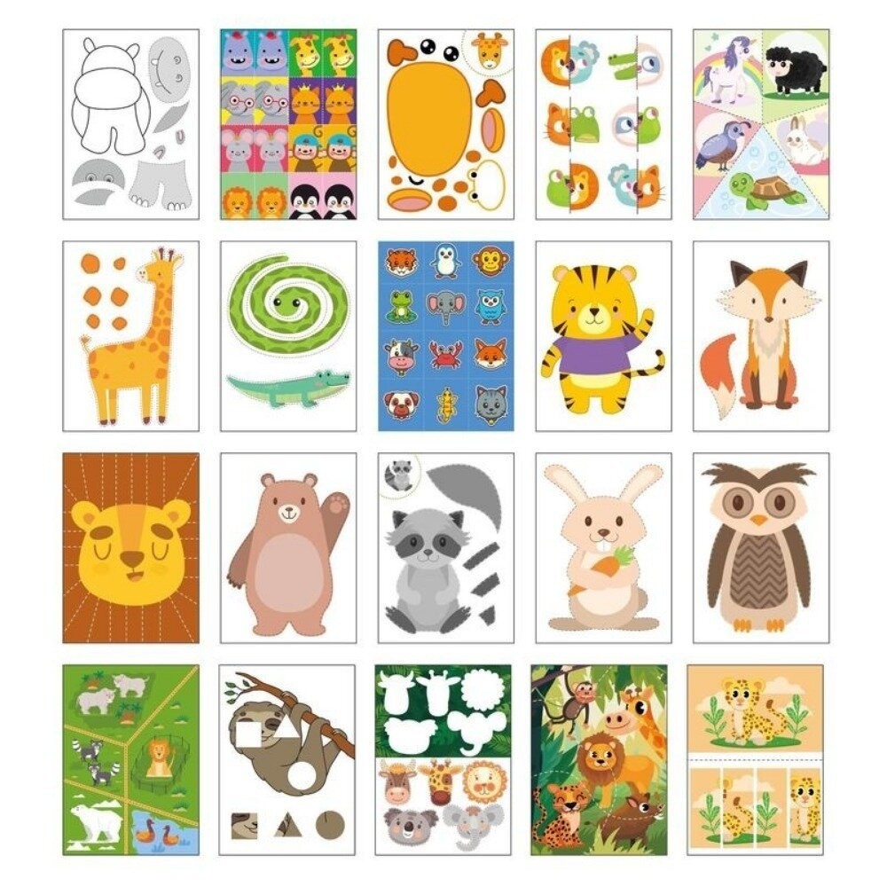 【實體店+發票】卡通趣味兒童剪紙書 兒童剪紙書 幼兒園手工DIY 親子互動 益智啟蒙玩具 卡通趣味 手工材料 兒童玩具-細節圖6