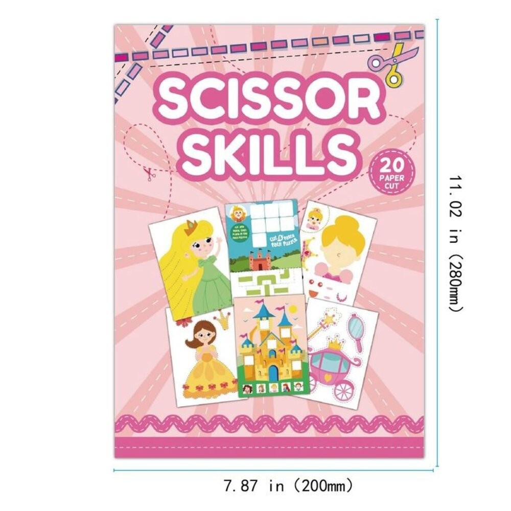 【實體店+發票】卡通趣味兒童剪紙書 兒童剪紙書 幼兒園手工DIY 親子互動 益智啟蒙玩具 卡通趣味 手工材料 兒童玩具-規格圖8