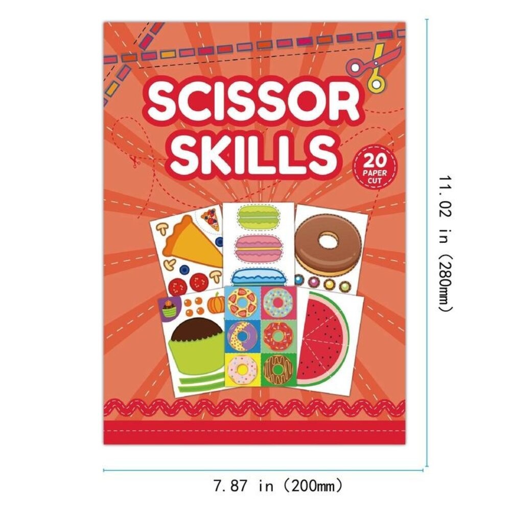 【實體店+發票】卡通趣味兒童剪紙書 兒童剪紙書 幼兒園手工DIY 親子互動 益智啟蒙玩具 卡通趣味 手工材料 兒童玩具-規格圖8