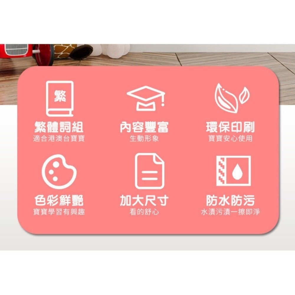 【台北士林*店面】雙語兒童啟蒙認知海報組 幼兒早教掛圖 嬰幼兒啟蒙學習 繁體中文 中英雙語 防水防污 親子互動 認知海報-細節圖8