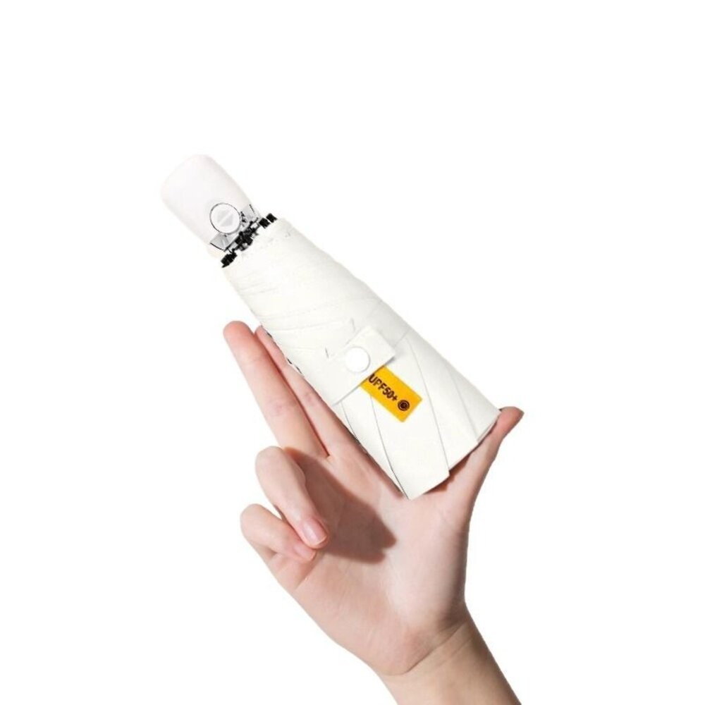 【實體店+發票】五折迷你自動傘 折疊黑膠晴雨傘 兩用迷你便攜雨傘 防曬 防紫外線 遮陽 太陽傘 送禮-細節圖2