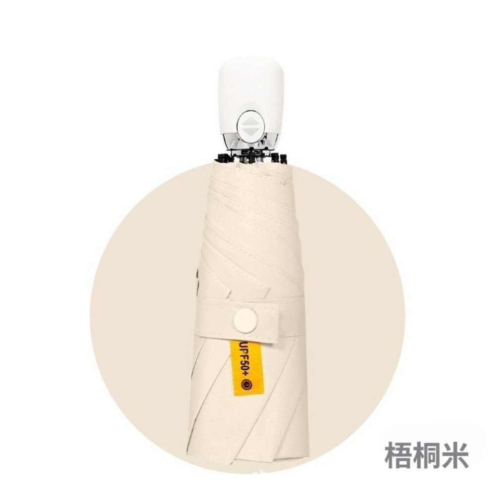 【台北士林*店面】五折迷你自動傘 折疊黑膠晴雨傘 兩用迷你便攜雨傘 防曬 防紫外線 遮陽 太陽傘 送禮-規格圖11