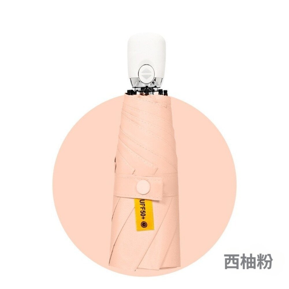 【實體店+發票】五折迷你自動傘 折疊黑膠晴雨傘 兩用迷你便攜雨傘 防曬 防紫外線 遮陽 太陽傘 送禮-規格圖11