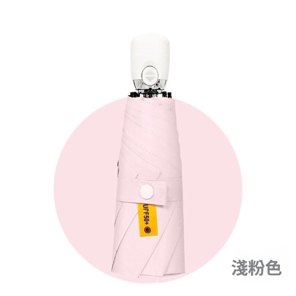 【實體店+發票】五折迷你自動傘 折疊黑膠晴雨傘 兩用迷你便攜雨傘 防曬 防紫外線 遮陽 太陽傘 送禮-規格圖11