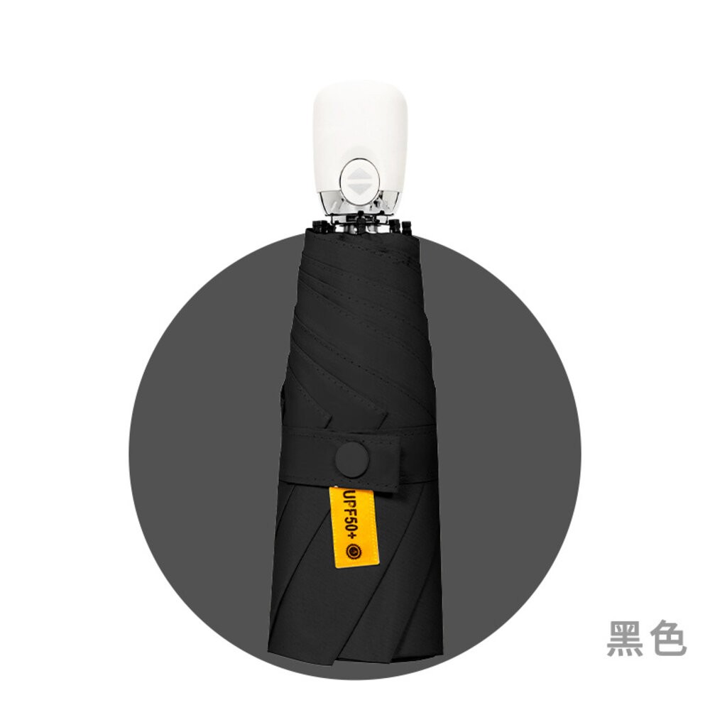 【實體店+發票】五折迷你自動傘 折疊黑膠晴雨傘 兩用迷你便攜雨傘 防曬 防紫外線 遮陽 太陽傘 送禮-規格圖11