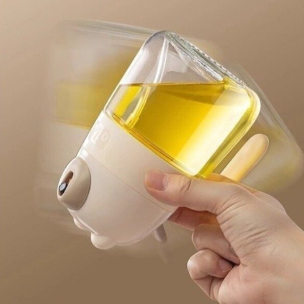 【實體店+發票】噴倒兩用玻璃噴油瓶 小熊噴油瓶 廚房用品 定量控油 健康飲食 輕食控油 噴霧均勻 防漏設計 送禮-細節圖10