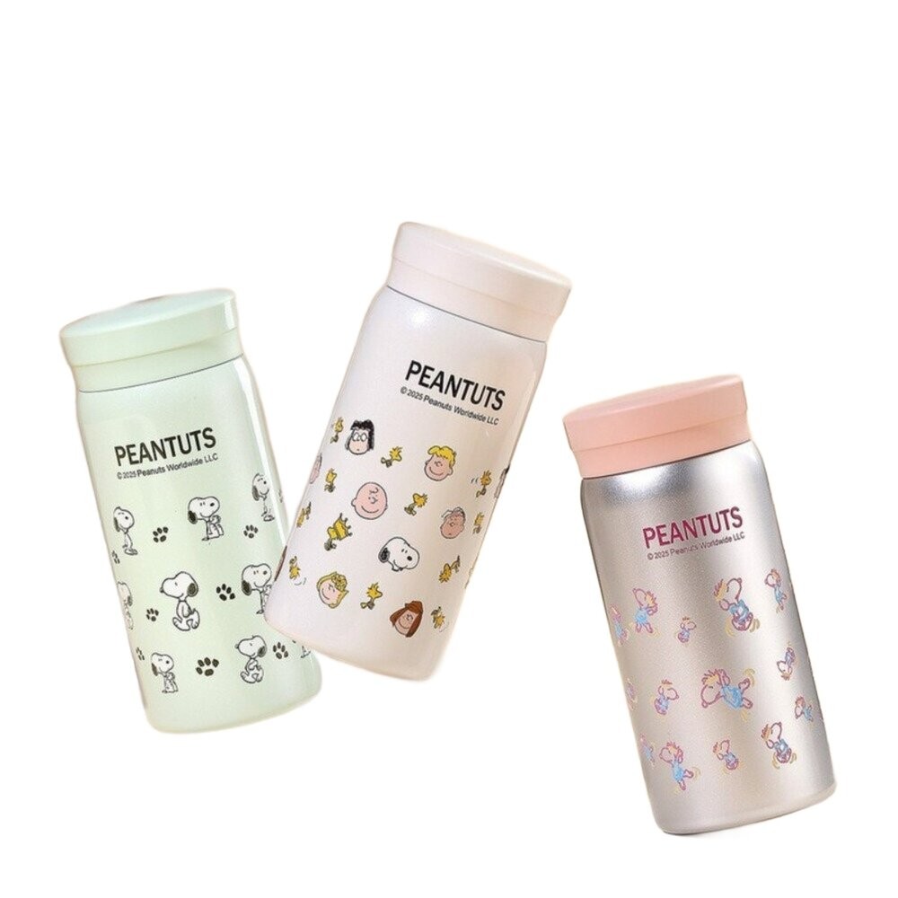 【實體店+發票】史努比迷你保溫杯200ML 316不鏽鋼隨身杯 真空保溫保冷 輕巧便攜150g Snoopy平行輸入 送-細節圖9