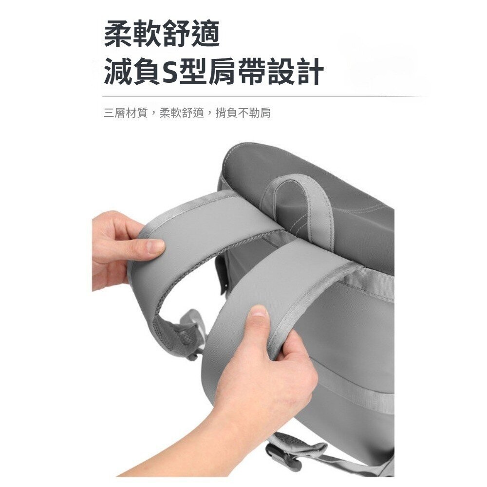【實體店+發票】潮男防水大容量雙肩包 大容量防潑水後背包 電腦背包 旅行背包 休閒背包 學生背包 上班族 送禮-細節圖8