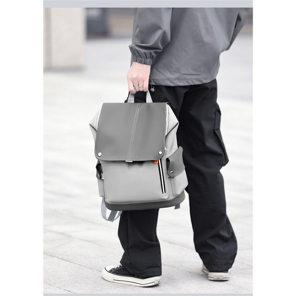 【實體店+發票】潮男防水大容量雙肩包 大容量防潑水後背包 電腦背包 旅行背包 休閒背包 學生背包 上班族 送禮-細節圖10