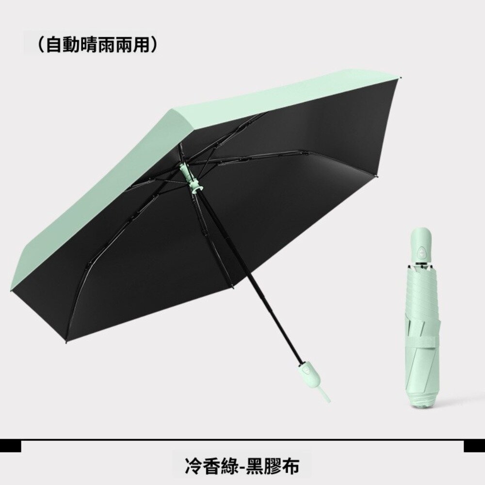 【實體店+發票】三折超輕自動傘 超輕六骨自動傘 雨傘雨具 防曬傘 抗uv傘 多巴胺 自動開收 超輕設計 送禮-規格圖9