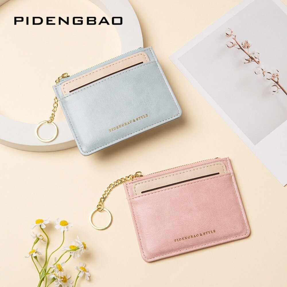 【實體店+發票】多功能皮革卡夾零錢包 可拆卸兩用錢包卡包 女用錢包 多功能小錢包 零錢包 cardbag 輕巧 時尚 送-細節圖2
