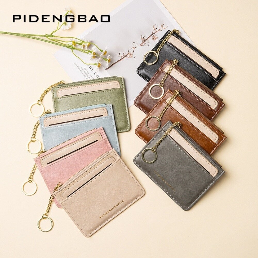 【實體店+發票】多功能皮革卡夾零錢包 可拆卸兩用錢包卡包 女用錢包 多功能小錢包 零錢包 cardbag 輕巧 時尚 送-細節圖3