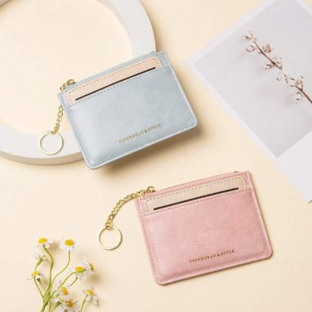 【實體店+發票】多功能皮革卡夾零錢包 可拆卸兩用錢包卡包 女用錢包 多功能小錢包 零錢包 cardbag 輕巧 時尚 送-細節圖5